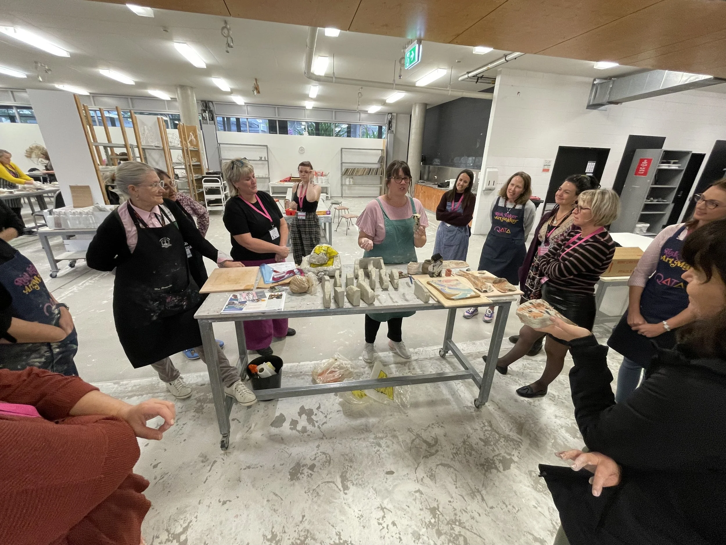 Queensland Art teachers association workshop.