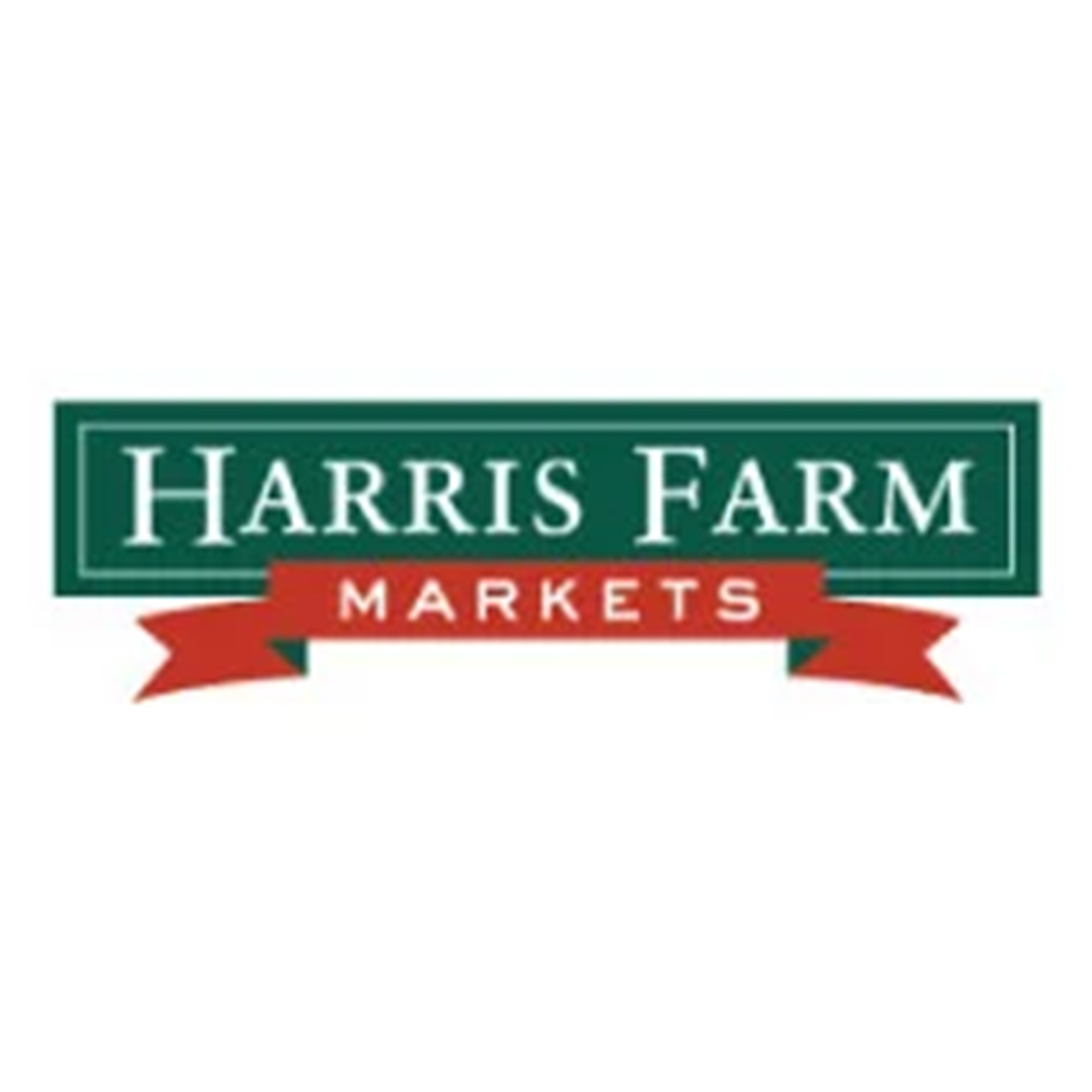 Harris Farm Markets logo in green and red.