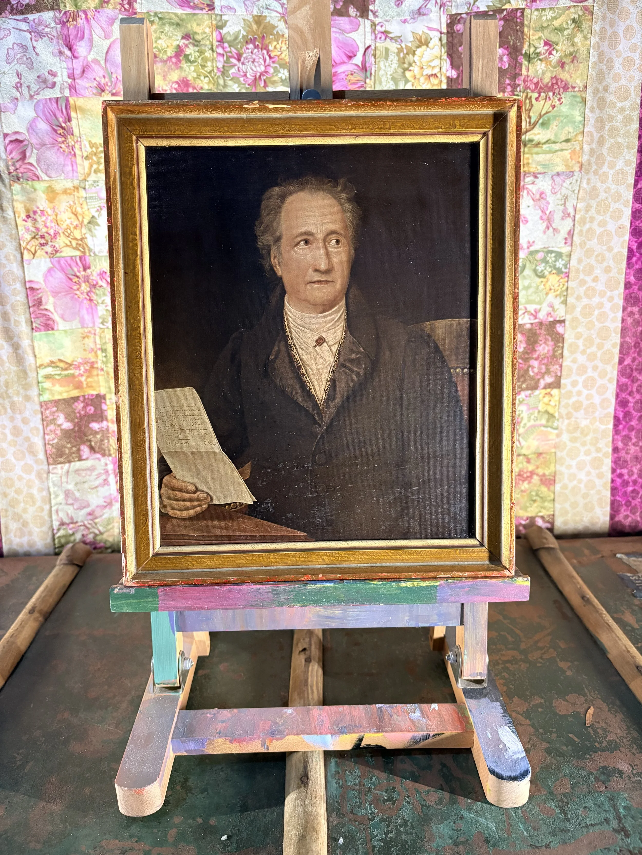 Mid Century Print of Johann Wolfgang von Goethe