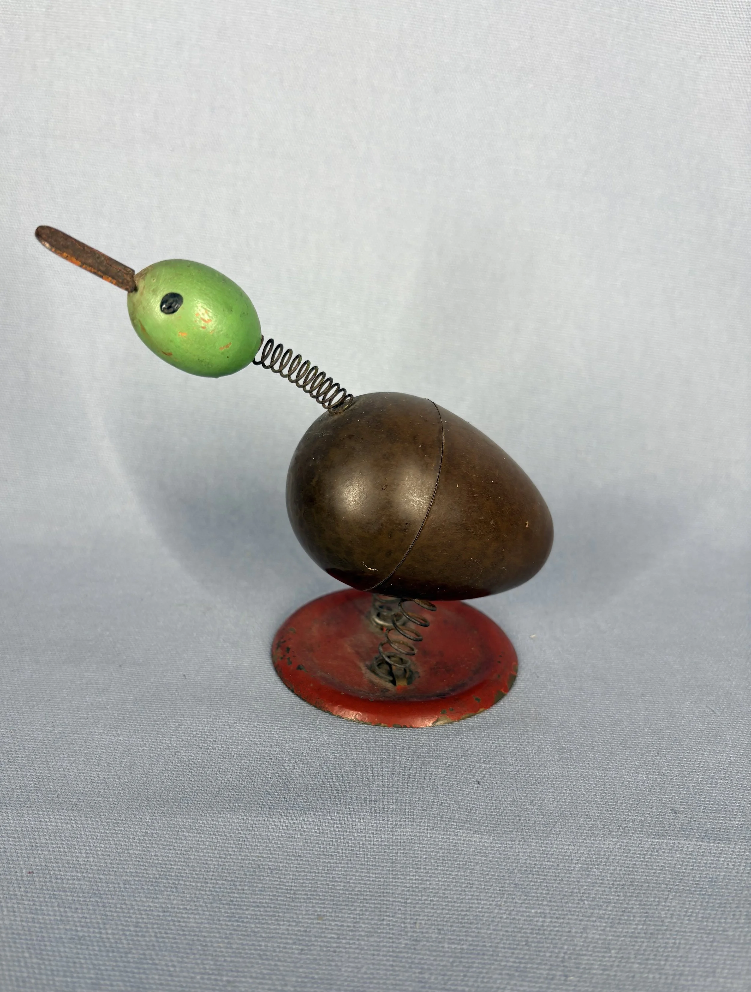 Novelty Spring-Mounted Duck