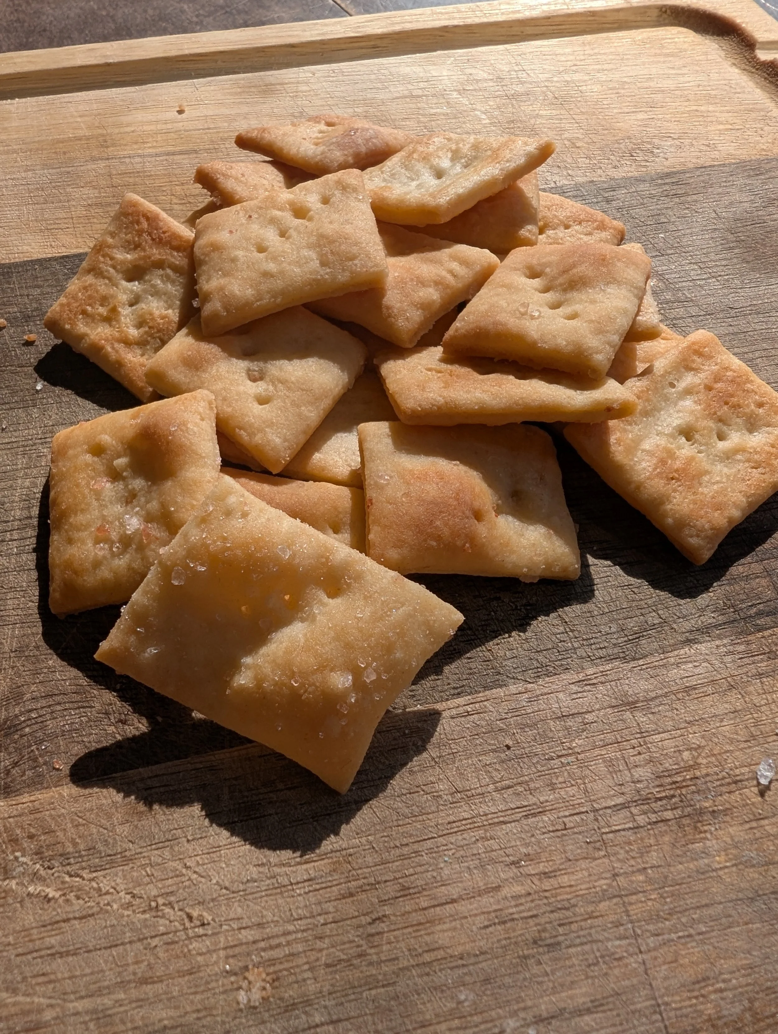 Sourdough Crackers