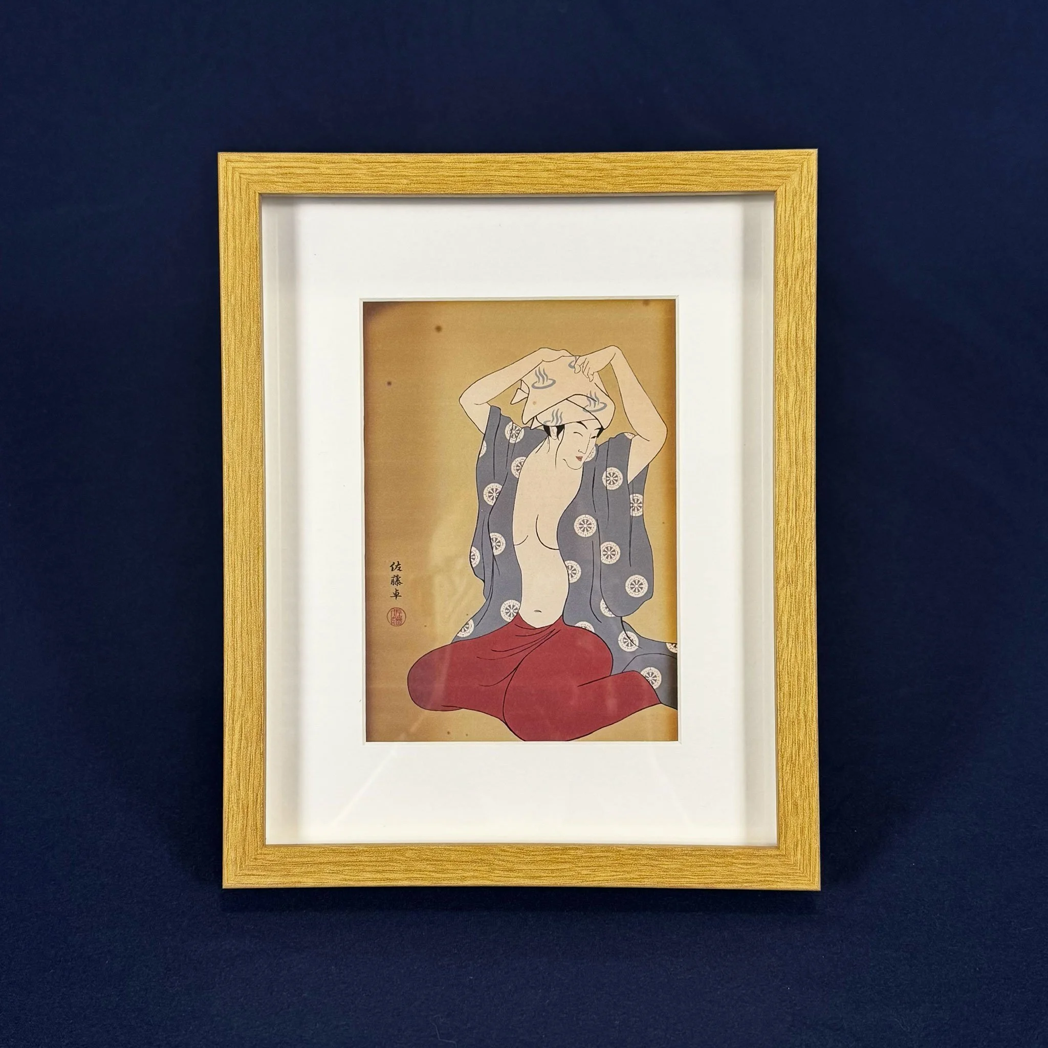 Original Illustration - Ukiyo-e pinup