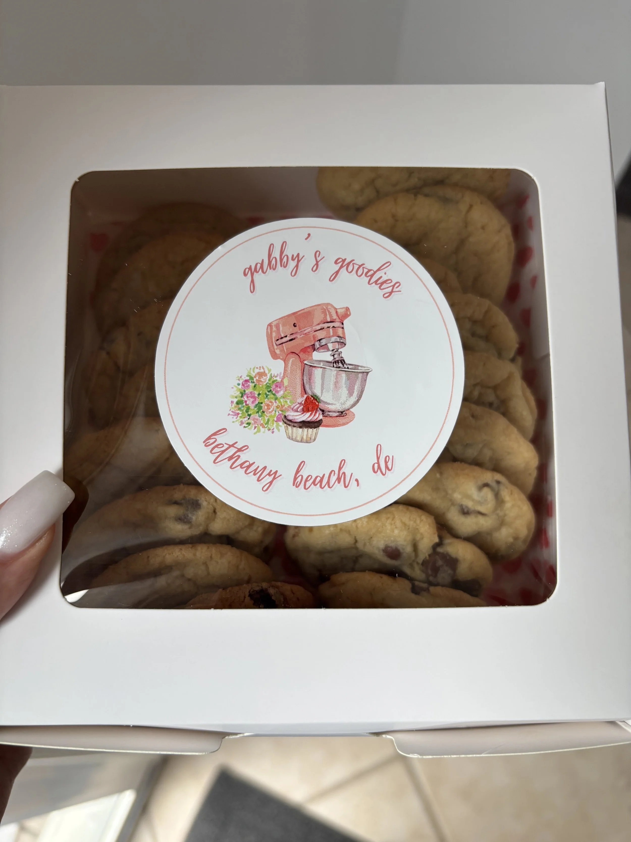 Box of Chocolate Chip Cookies