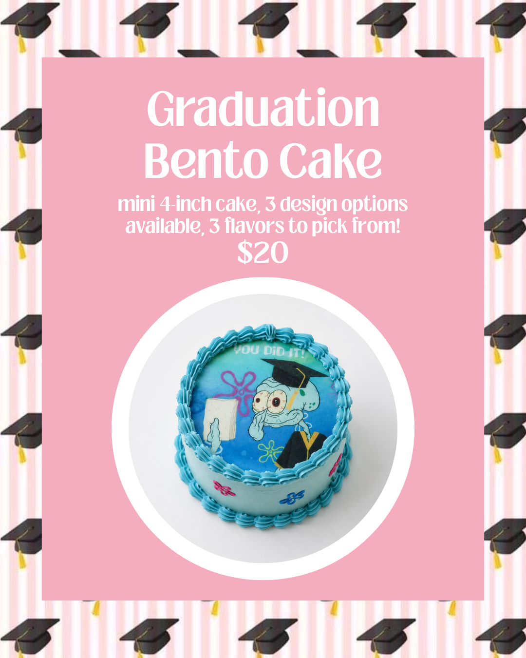 Graduation Bento Cake
