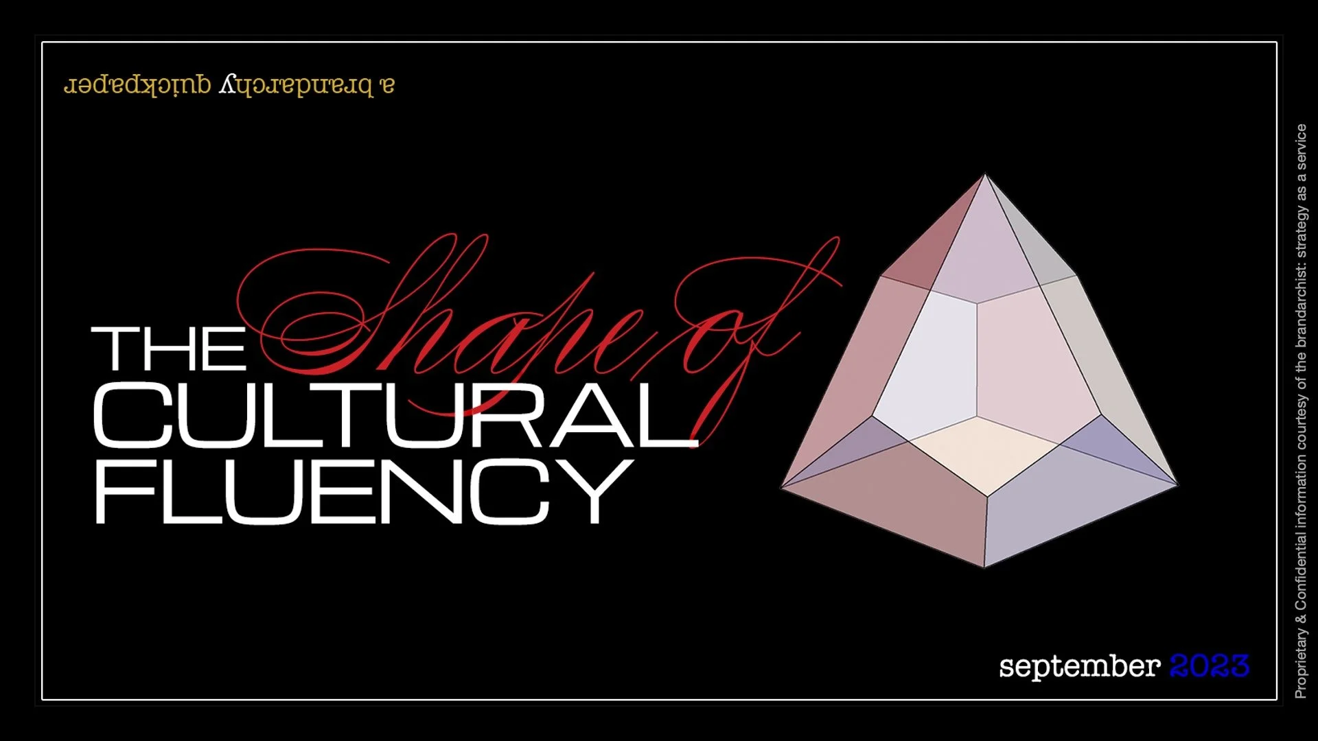 The Shape of Cultural Fluency