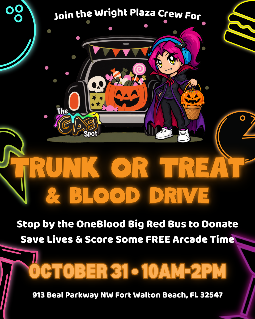Trunk or Treat & Blood Drive