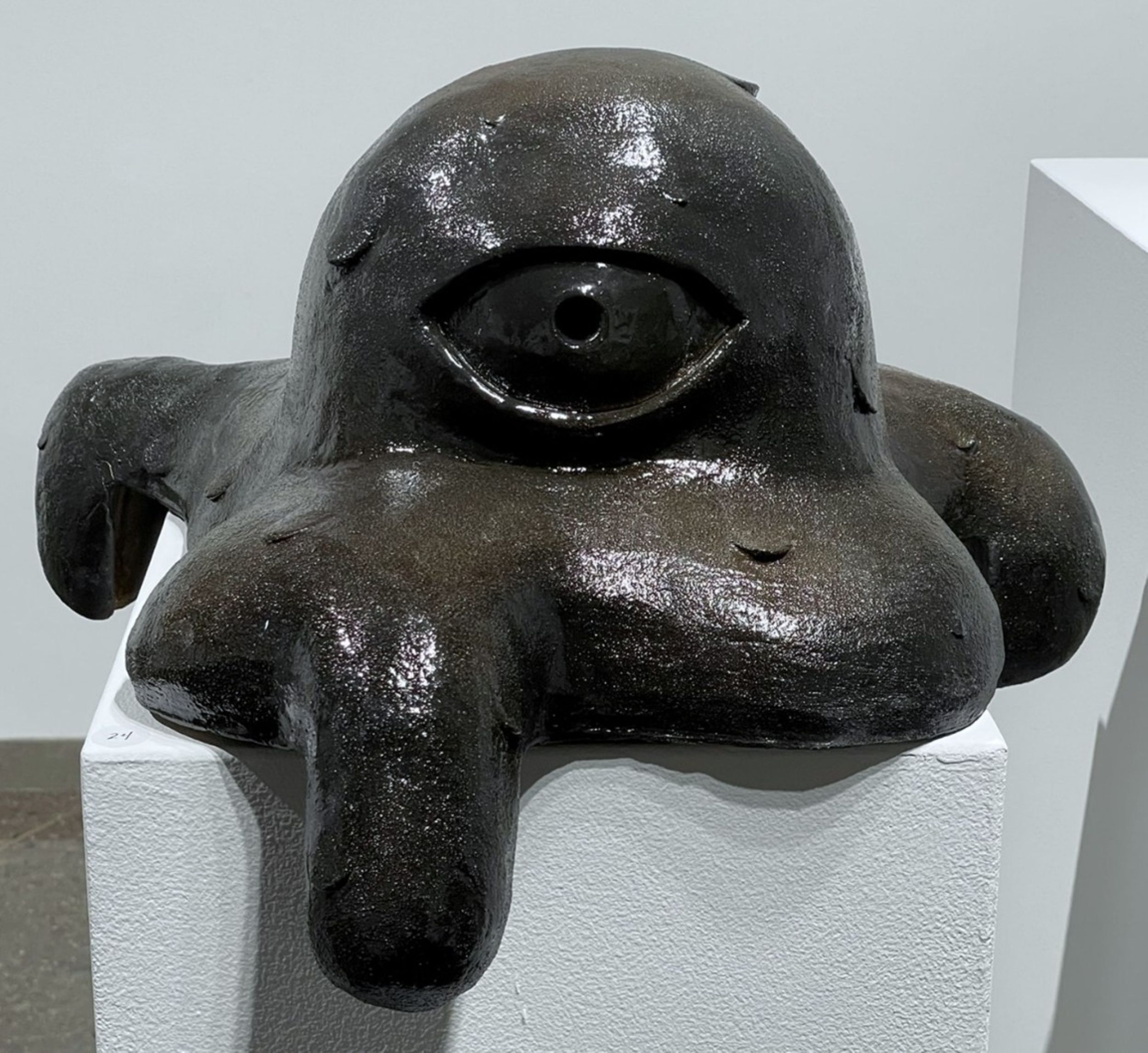 Flow, Δ6 Stoneware, Iron-Manganese Stain, 12.5" x 20" x 18.25", 2024