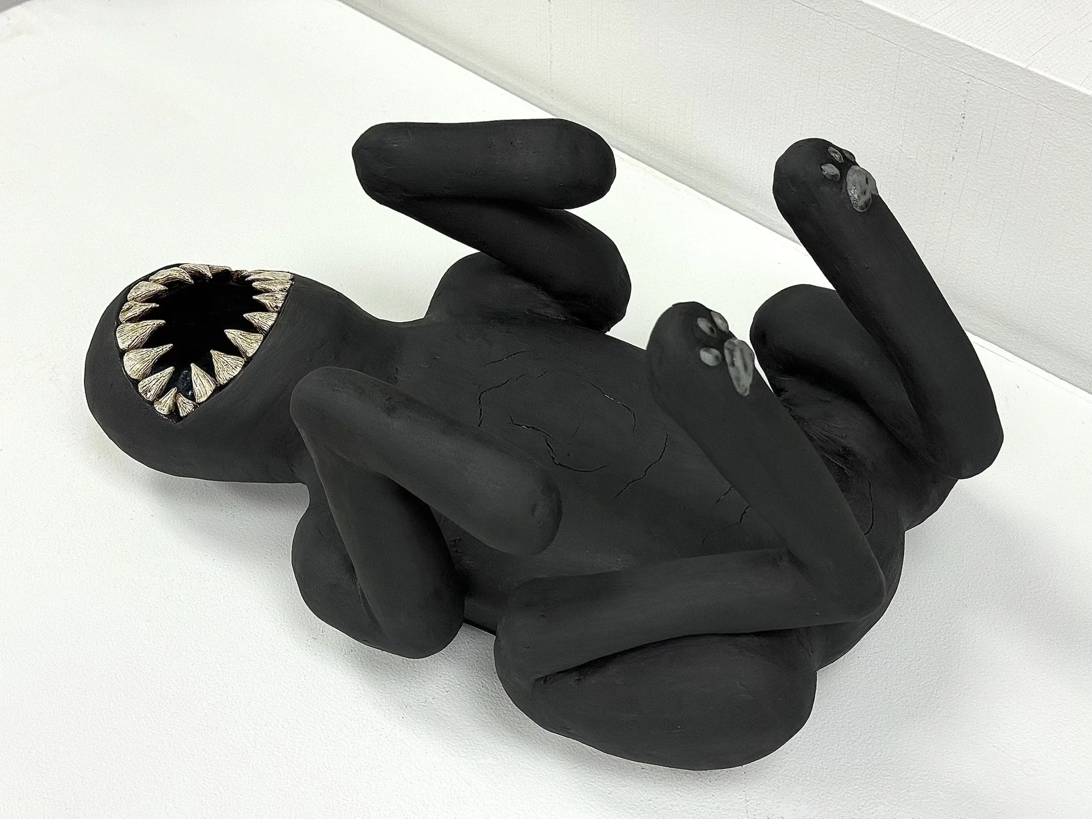 Cockroach Baby, Δ6 Stoneware, Iron-Manganese Stain, Glaze, 10” x 19” x 11.75”, 2026