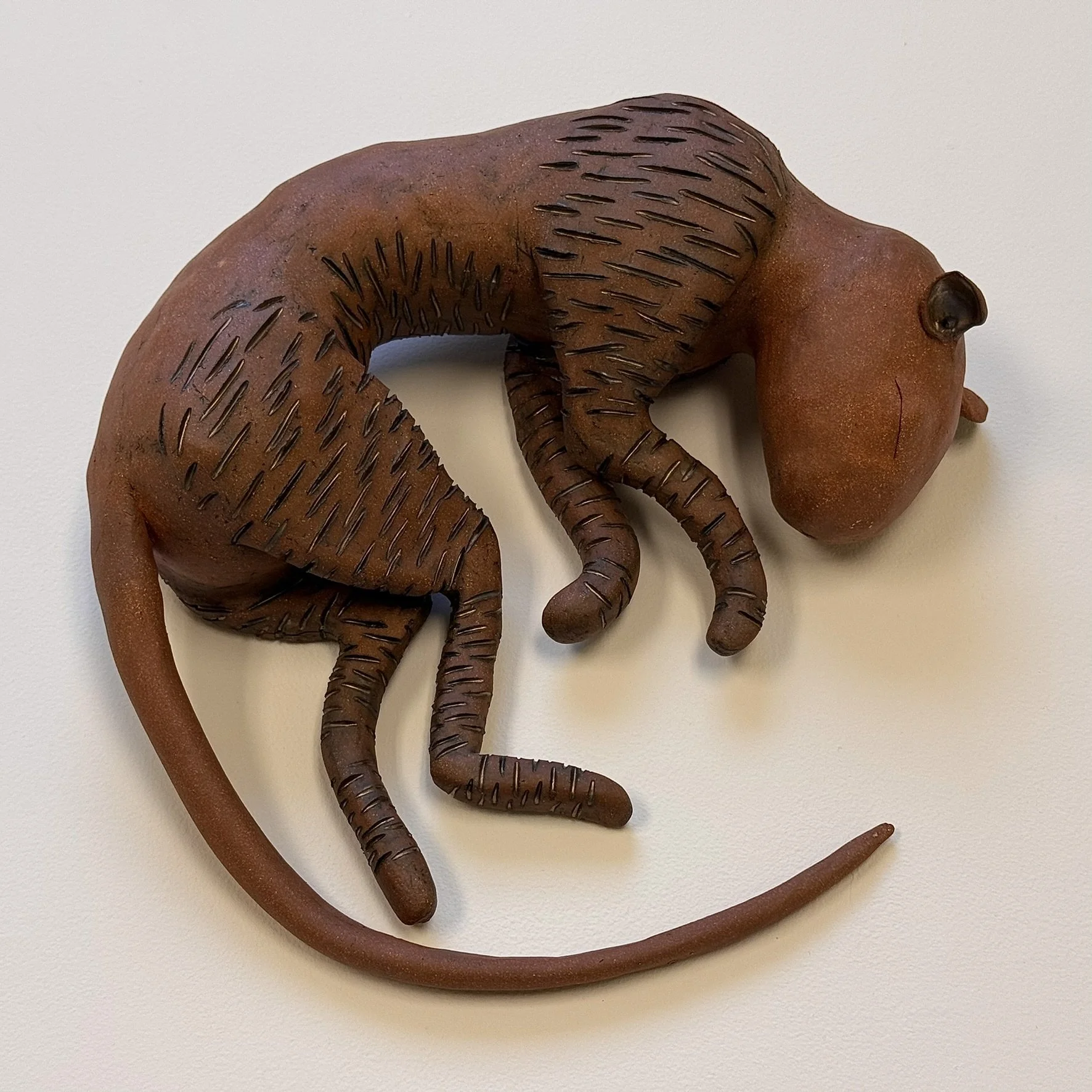 Cyclic Nature, Δ6 Red Stoneware, Glaze, 4.25" x 12.75" x 12", 2026