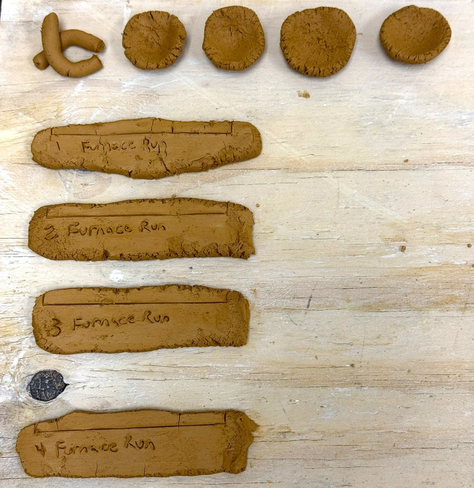 Greenware before firing
