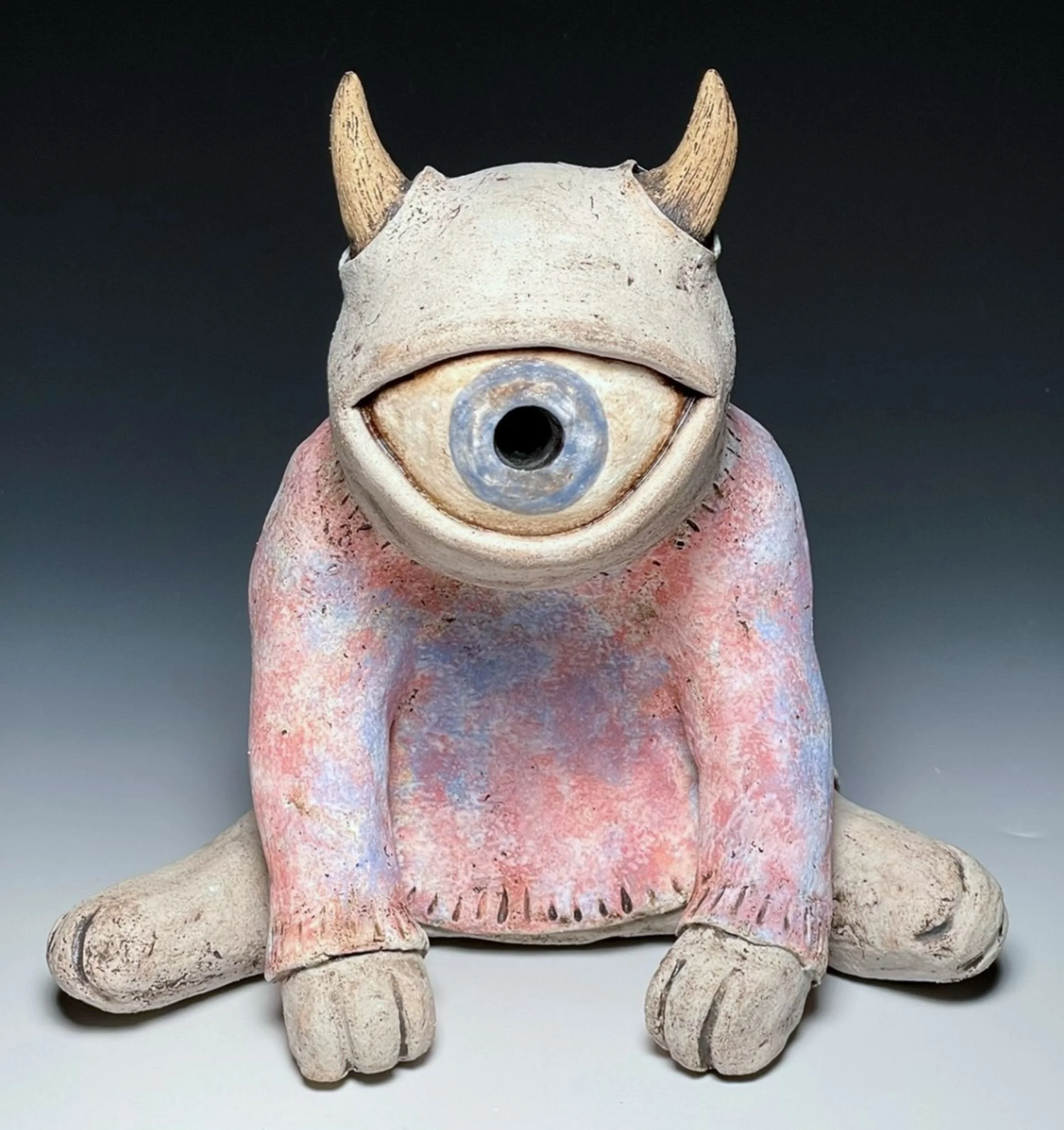 Transie, Δ6 Stoneware, Iron-Manganese Stain, Glaze, 8.75" x 8.25" x 6.5", 2024