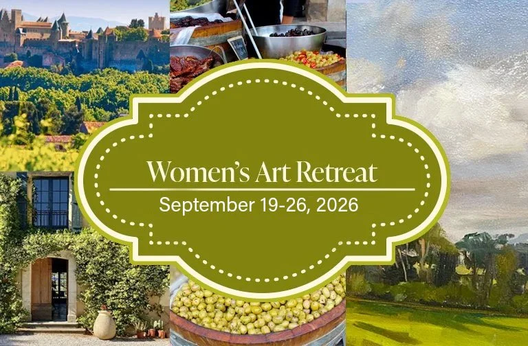 Women's Art Retreat in Southern France with Abigail Waddell - September 19-26, 2026 (3 spots available)