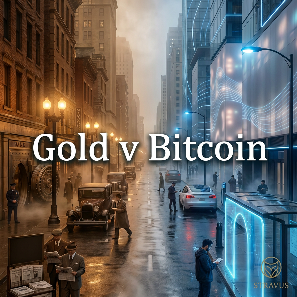 Gold versus Bitcoin: A Stravus Operating System Analysis