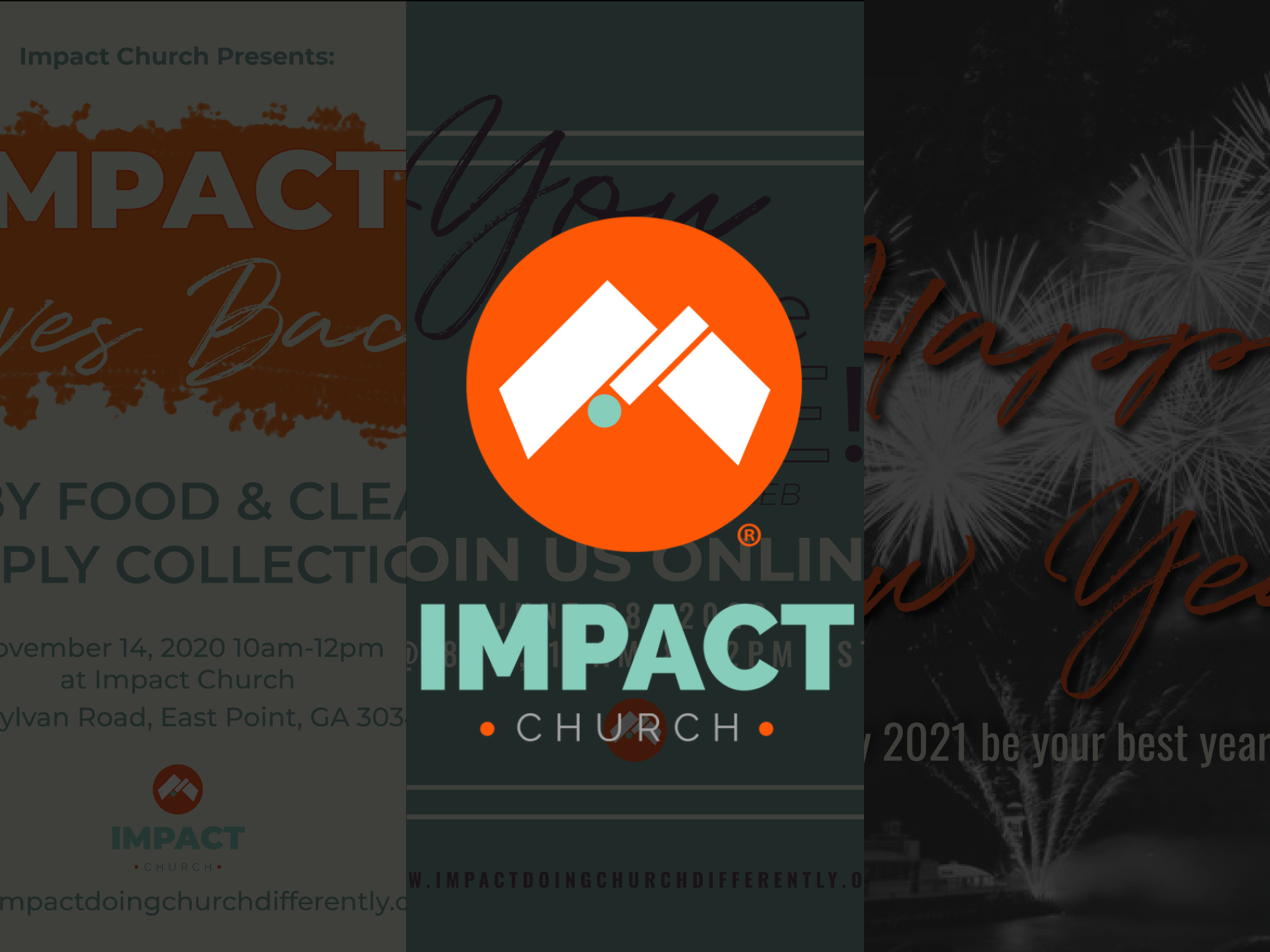 Impact Church Social Media Concept