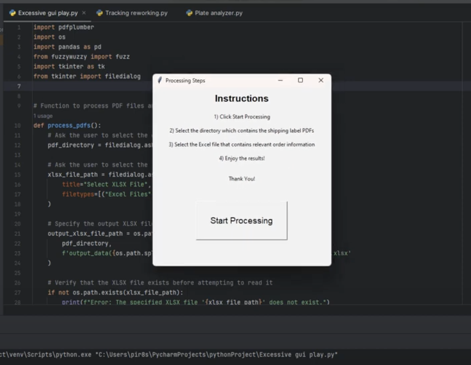 Data Sorting Automation