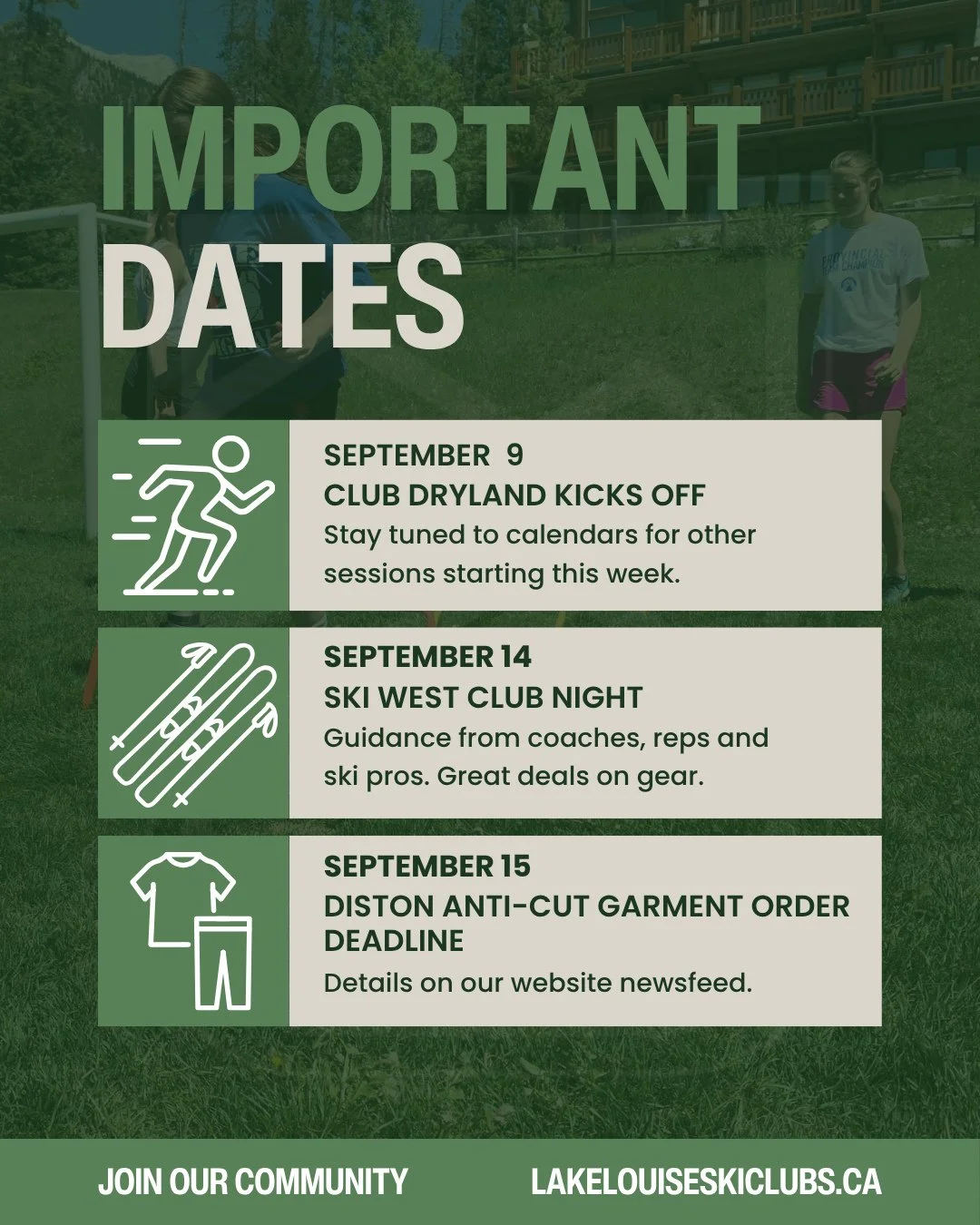 Fall programming is up and running and it's time for ski season prep to ramp up!  Dryland, upgrading equipment and outfitting athletes with everything they need to perform and stay safe this season. ⁠
⁠
Lots more updates to come as we wait and wish f