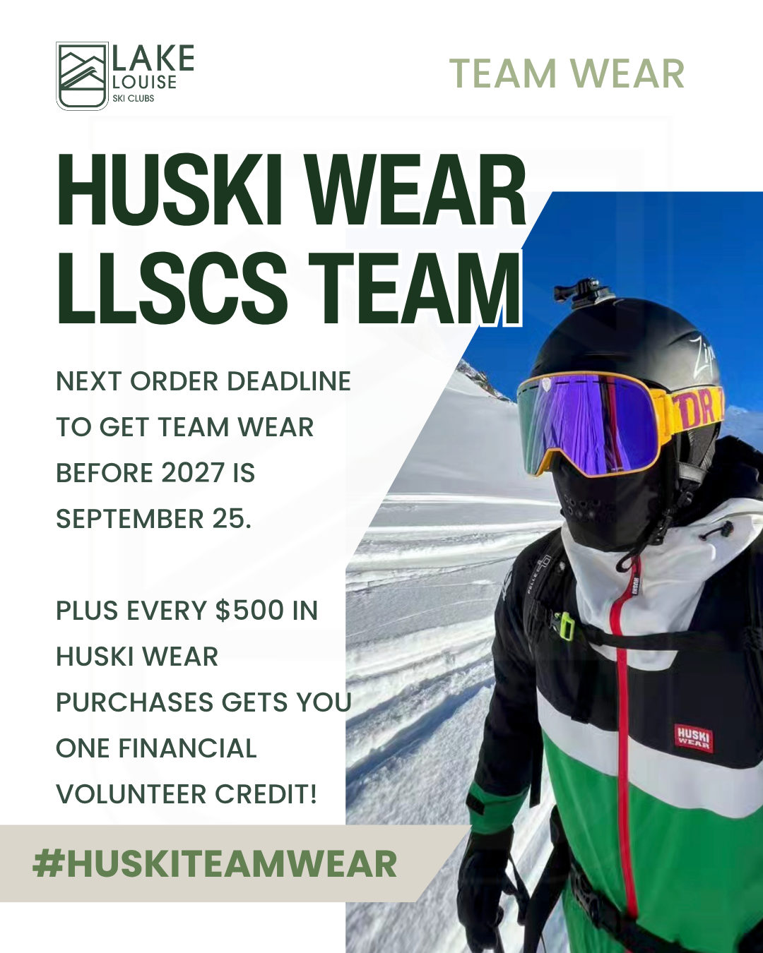 Next HUSKI Order Deadline Approaching