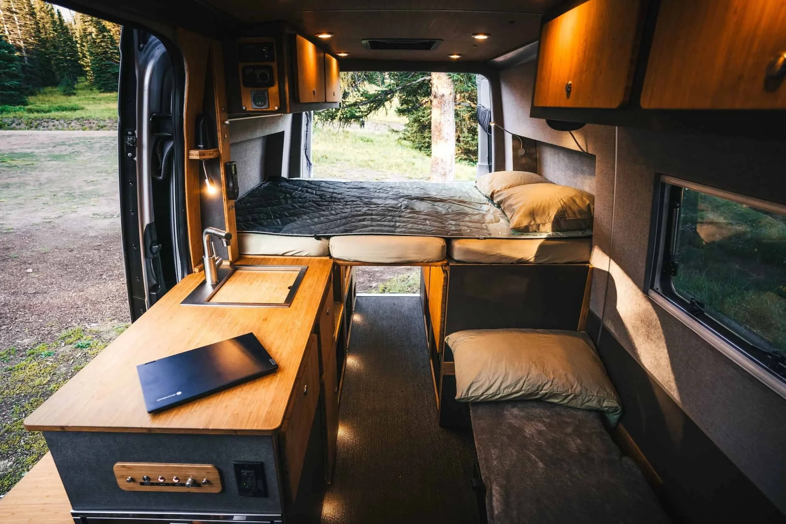 Custom Overland Van Interior Colorado