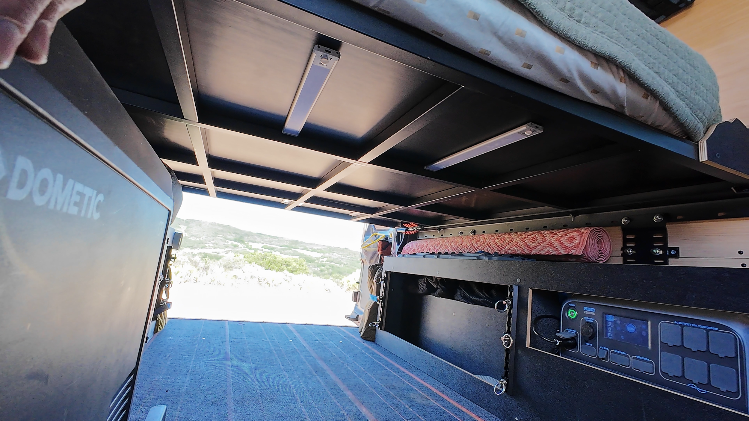 Motion Lights for the cargo area of a camper van