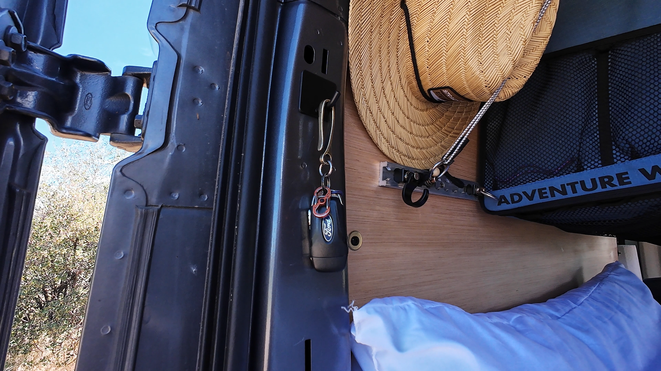 Adhesive Hooks for Vans and Overland Vehicle Organization