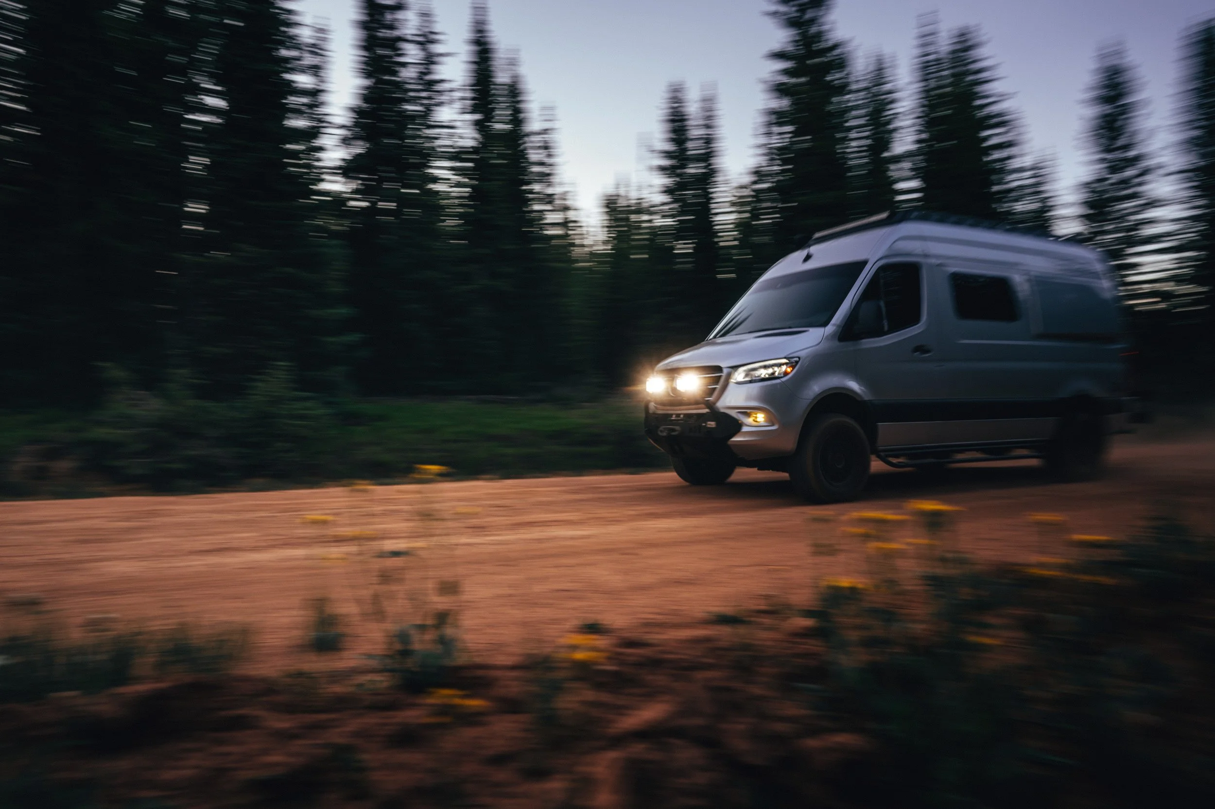 Van suspension and upgrade work by White River Overland