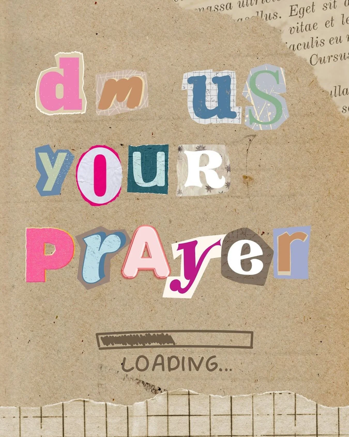 DM us your prayer this week &mdash; we&rsquo;ll post it in our Stories anonymously. Let&rsquo;s encourage each other. 🤍