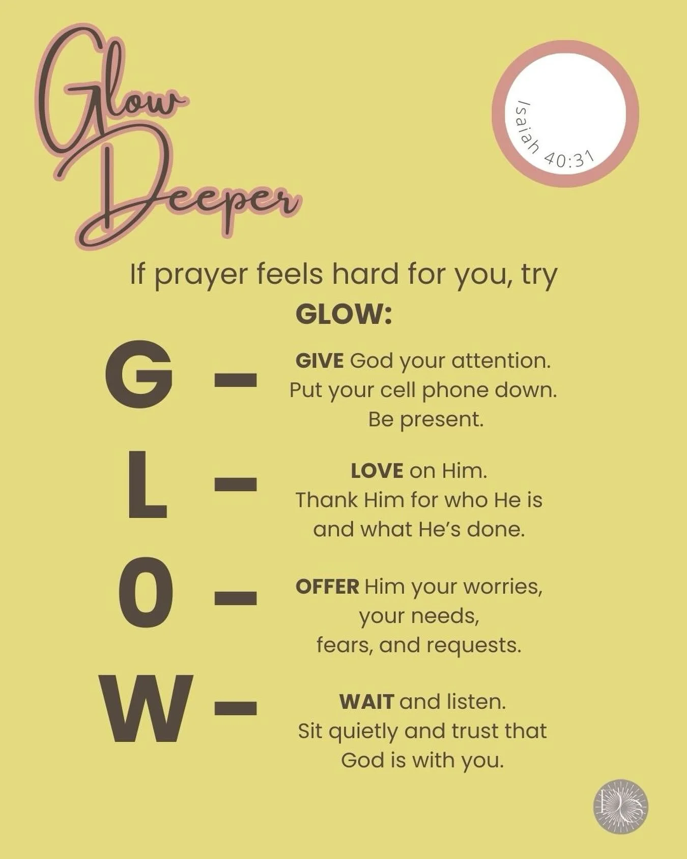 If prayer feels hard for you&hellip;.