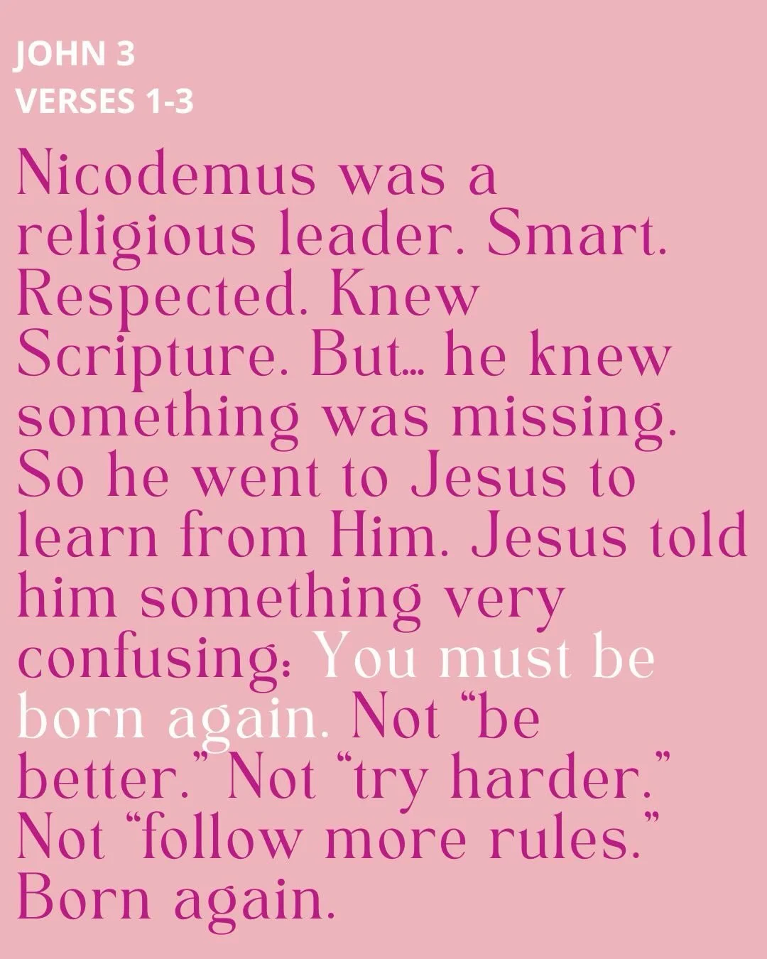 We can: memorize verses, go to church, grow up in a Christian home&hellip;.but still not truly know who God is.