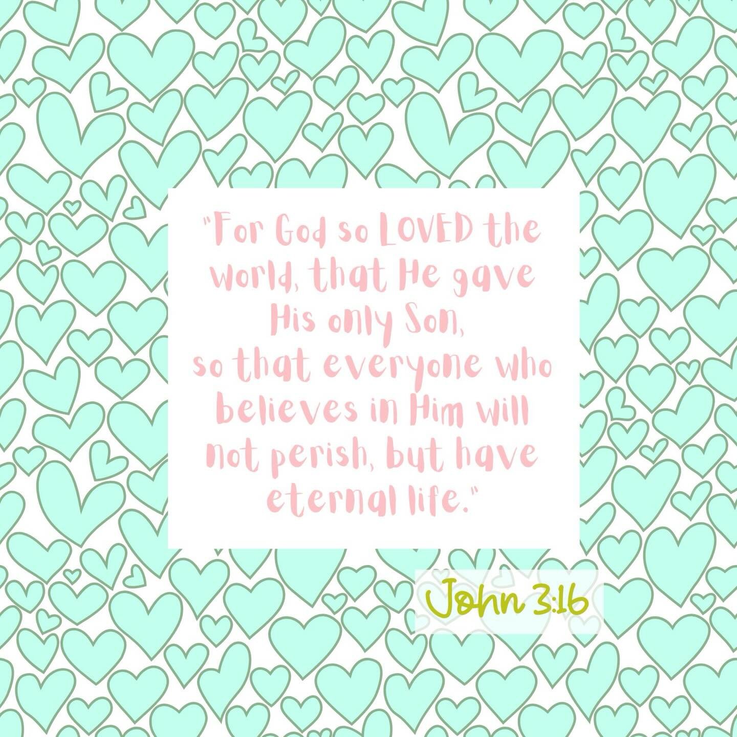 &ldquo;For God so loved the world, that He gave His only Son, so that everyone who believes in Him will not perish, but have eternal life.&rdquo; Do you believe?

Comment LOVE for the link to the printable
