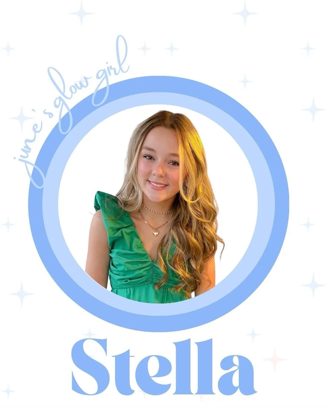 We&rsquo;re so excited to introduce our June Glow Girl&mdash;Stella!

She will be joining us for the Glow Guide and sharing what God is teaching her along the way. Each week, you&rsquo;ll get a glimpse into her faith journey as she follows along with