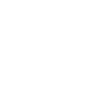 Silhouette of a hammer on a black background.