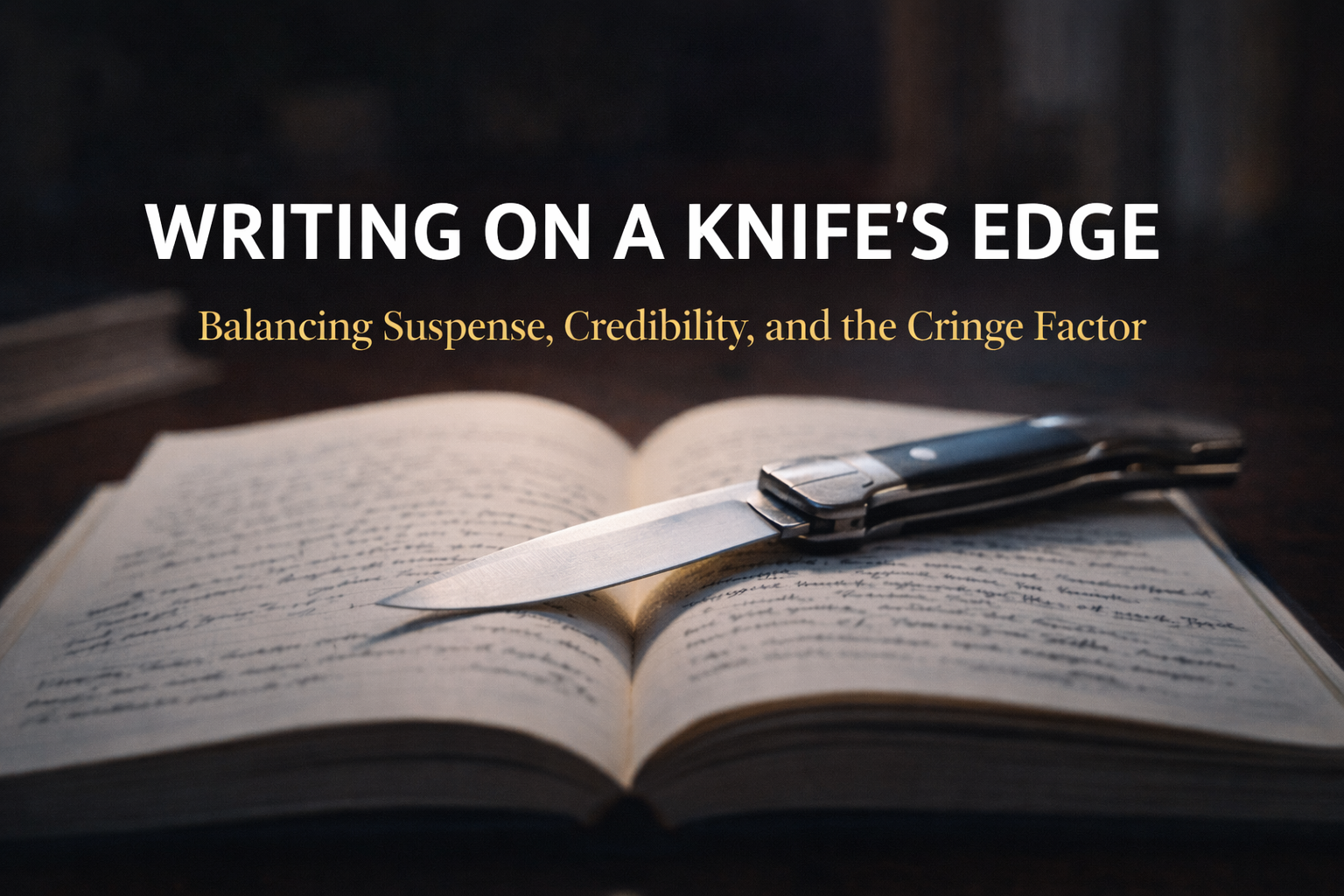 Writing on a Knife’s Edge: Balancing Suspense, Credibility, and the Cringe Factor