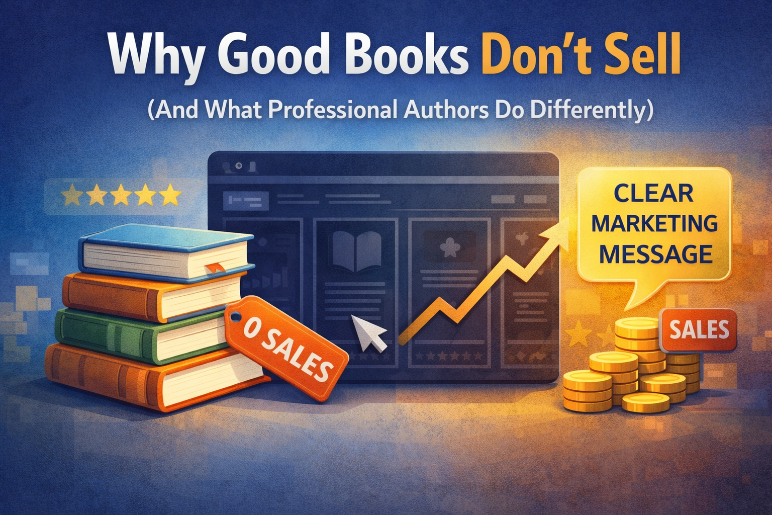 Why Good Books Don’t Sell(And What Professional Authors Do Differently)