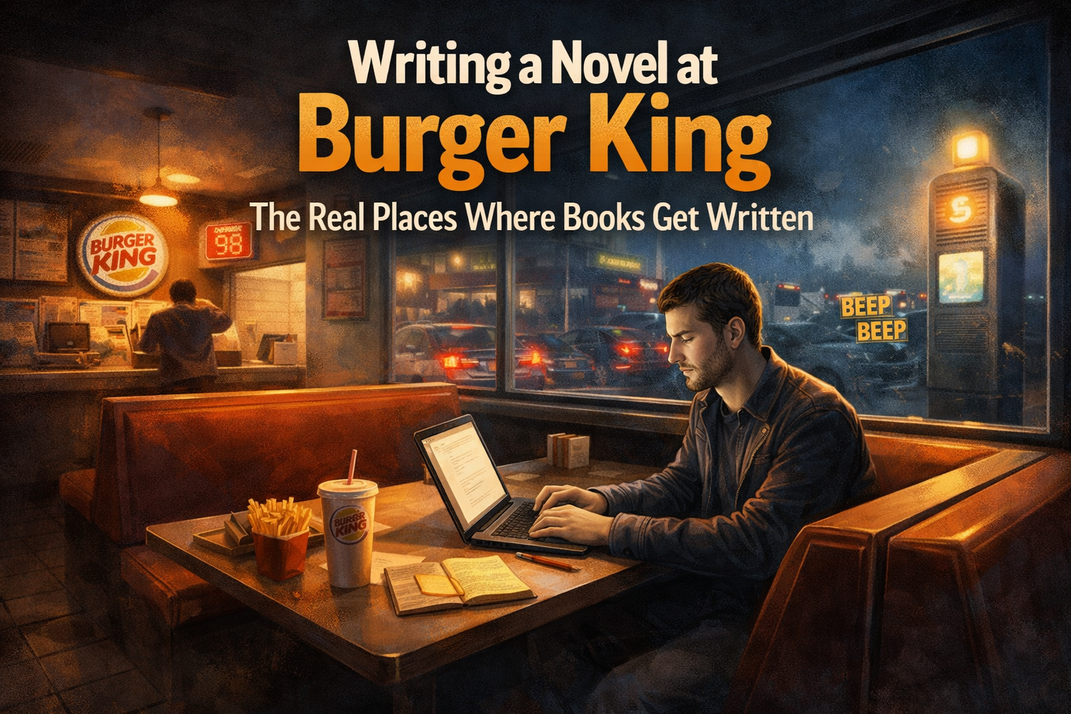 Writing a Novel at Burger King