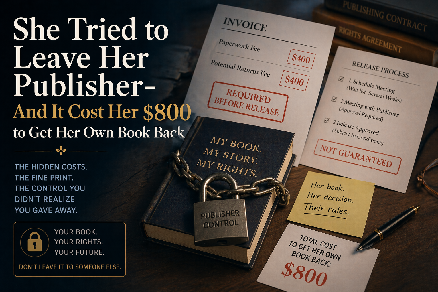 She Tried to Leave Her Publisher