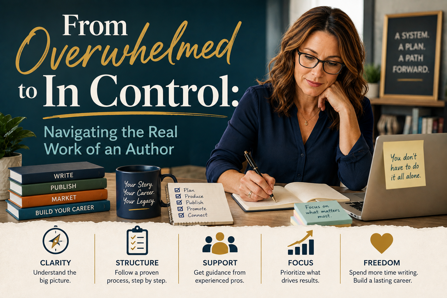From Overwhelmed to In Control: Navigating the Real Work of an Author
