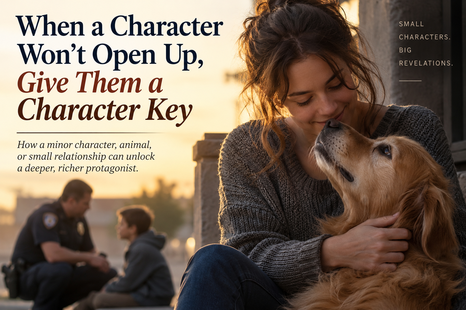 When a Character Is Closed, Use a Key to Open Them Up
