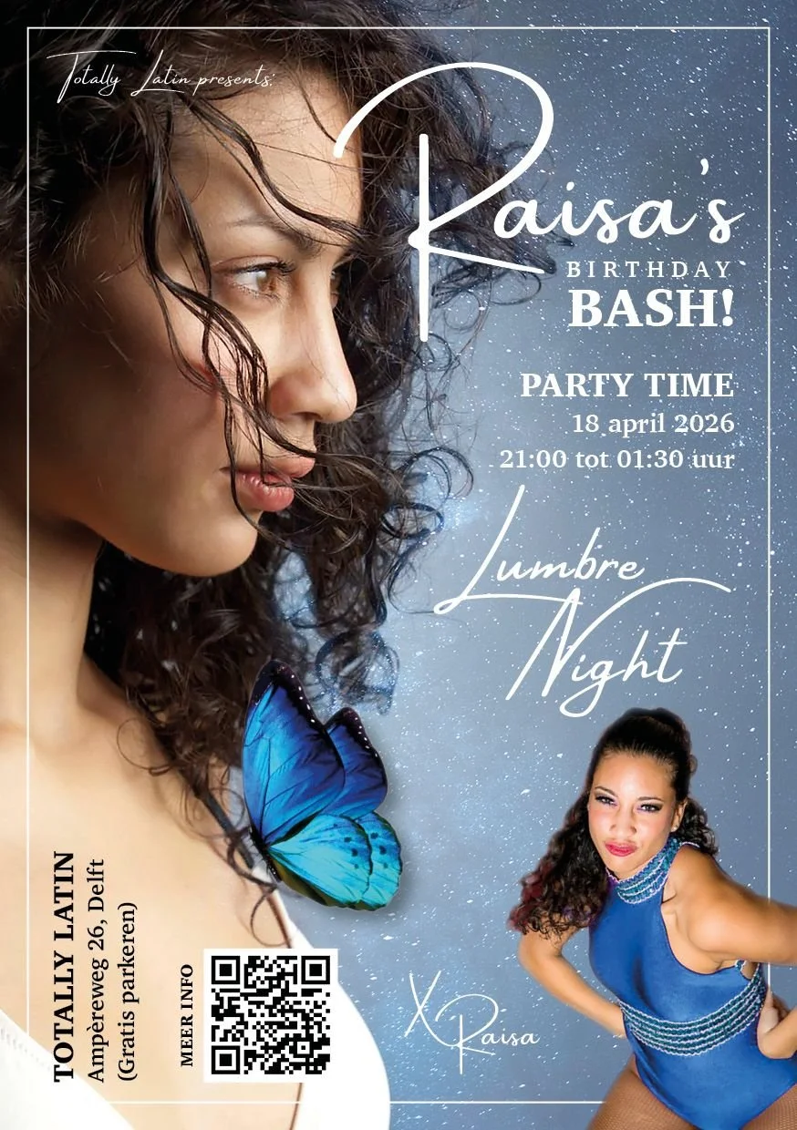 Lumbre Nights Salsa Social zaterdag 18 april Raisa's birthday