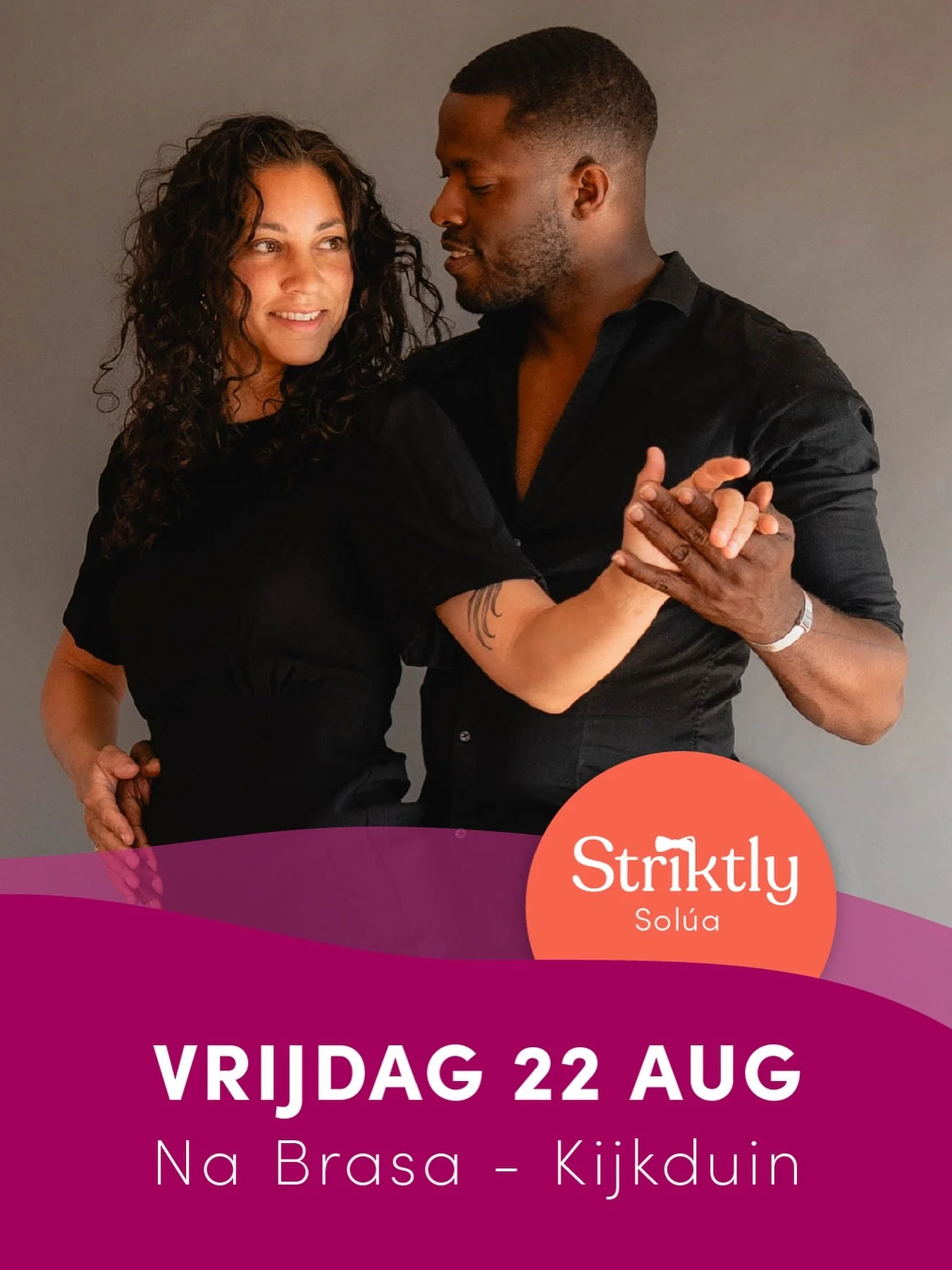 Vanavond verzorgen wij de workshop bij @striktlysalsabachata Sol&uacute;a, bij Na Brasa in Kijkduin 🙌

Vanavond geven Raisa &amp; Ro de workshop salsa om 19:00 met als thema: &ldquo;Break the pattern&rdquo;. 

Heb je jouw kaartenbak met moves al goe