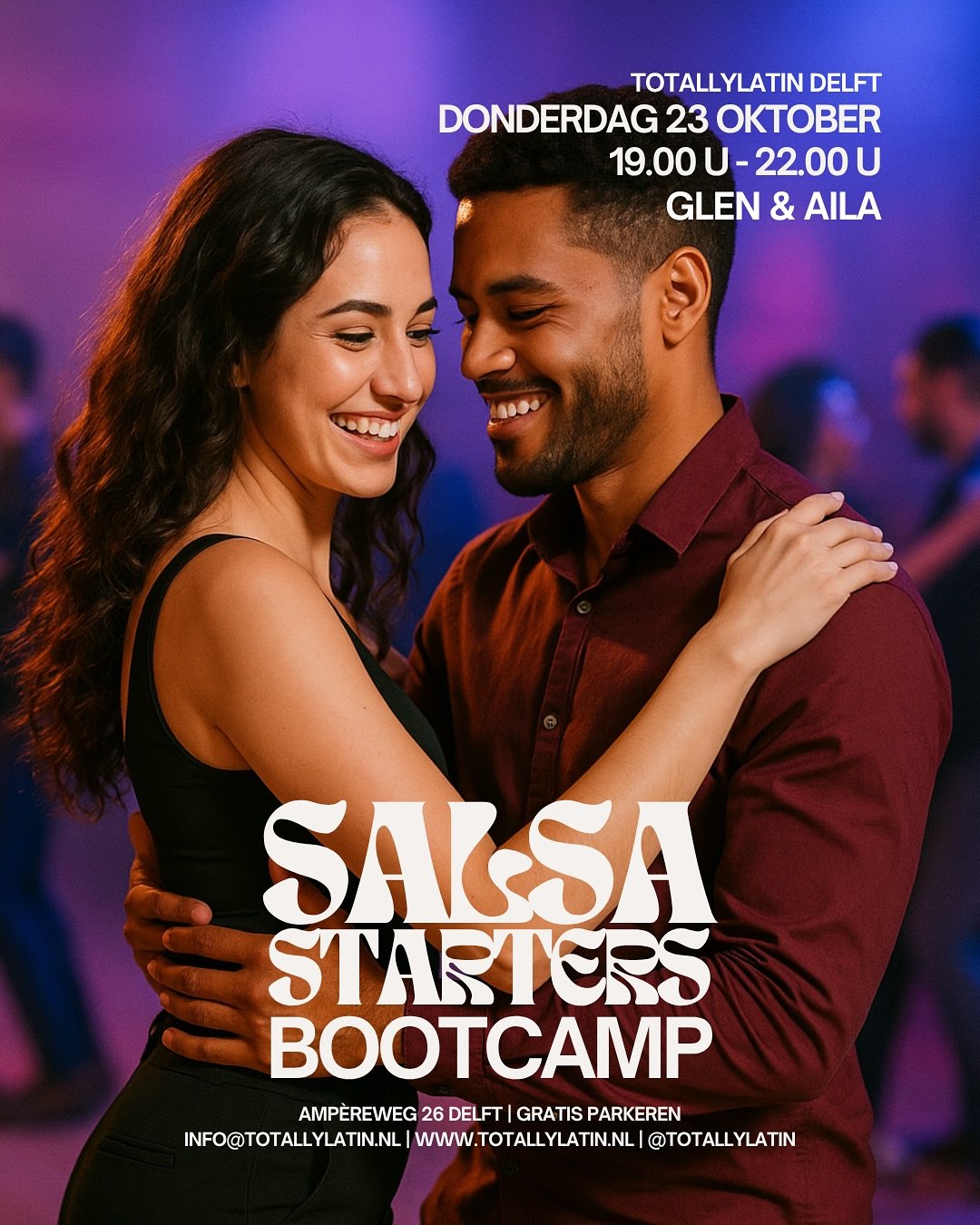 De Salsa Starters Bootcamp komt eraan 🌸

Wil jij starten met salsa en in 3 uren de basis passen leren? Of wil je jouw basis extra oefenen en eter beheersen?

Schrijf je dan in voor de bootcamp via de link in bio🔥

Donderdag 23 oktober van 19.00u to