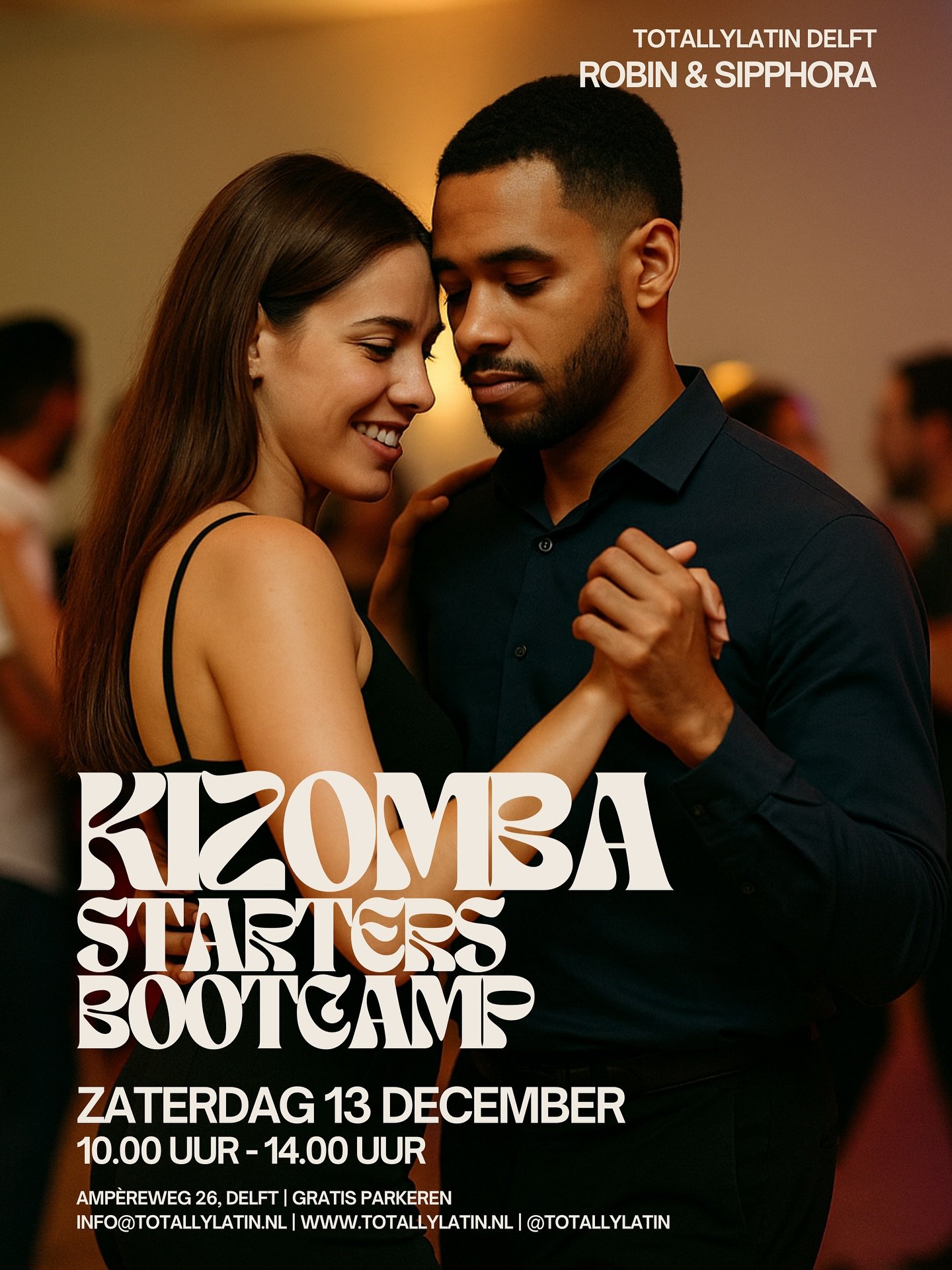 Bootcamps &amp; Workshops 🧚&zwj;♀️🌶️

Salsa, Bachata en Kizomba: dit is jouw moment om te starten, te verdiepen of een nieuwe stijl te proberen. Onze docenten staan klaar om je mee te nemen in hun energie, techniek en plezier.

Coming up: &bull; Ki