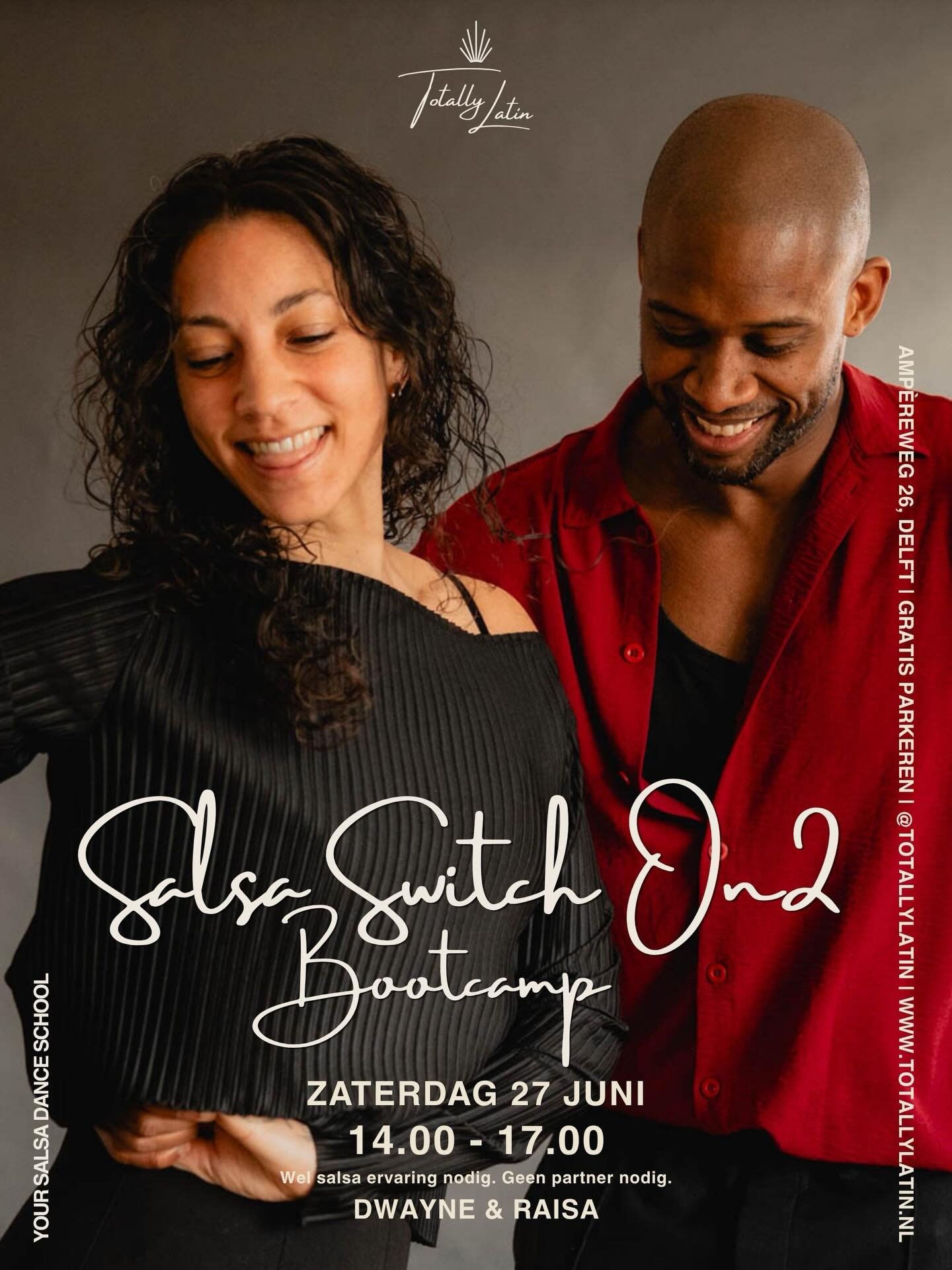 Dans je al salsa? Dan wordt het tijd voor de switch. 🔥

Op zaterdag 27 juni geven Dwayne &amp; Raisa de Salsa Switch On2 Bootcamp. Een dagdeel waarin je de overstap maakt naar On2. 

Salsa ervaring is nodig, een partner niet. 💃🏻🕺🏻

📅 Zaterdag 2
