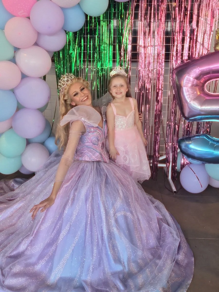 We had a celebration the Glinda way! 🫧💫 
-
Our characters have so much fun bringing the joy and magic to your parties! And it&rsquo;s safe to say the kids love it too, so make sure your little star has their very own princess for their next birthda