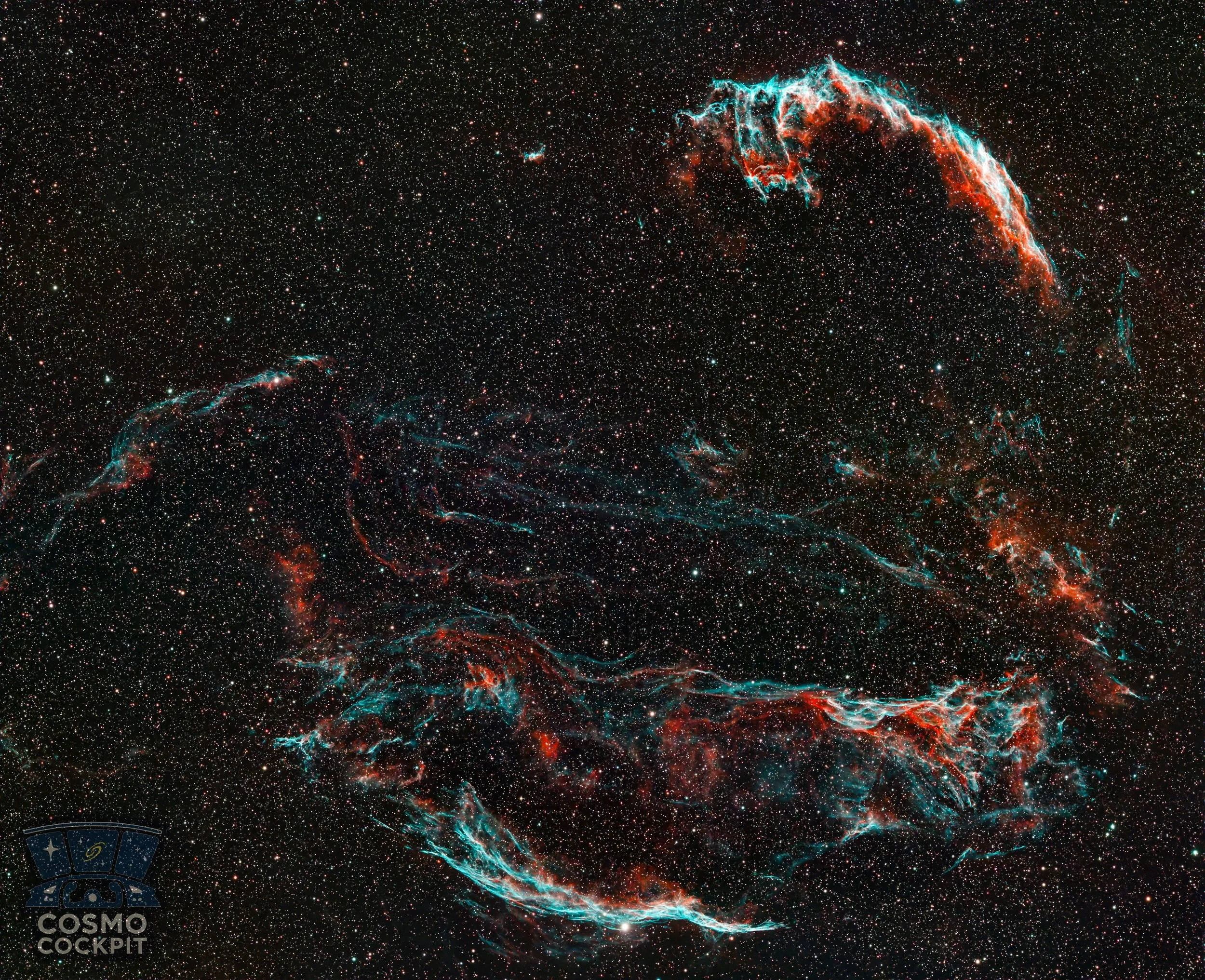 Veil Nebula — The Shattered Echo of a Dying Star