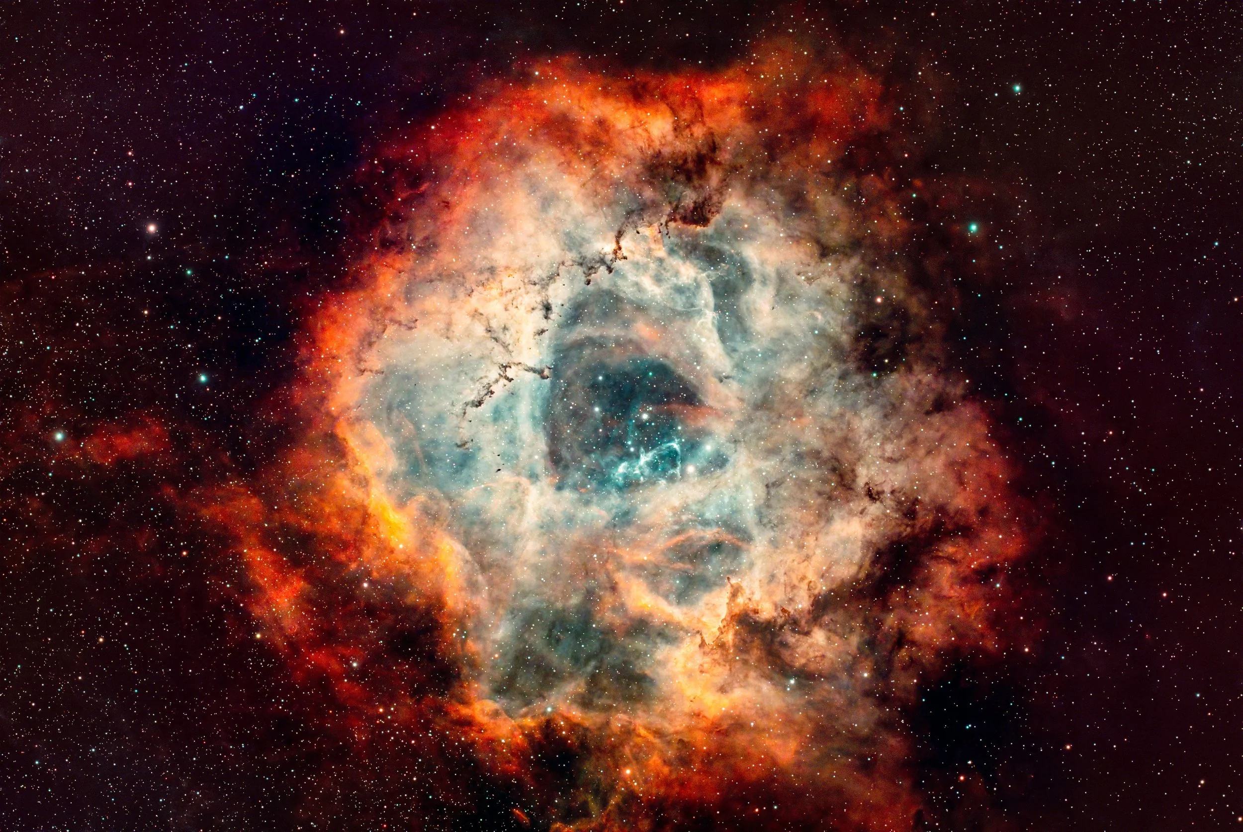 Rosette Nebula: A Bloom of Stars in Monoceros
