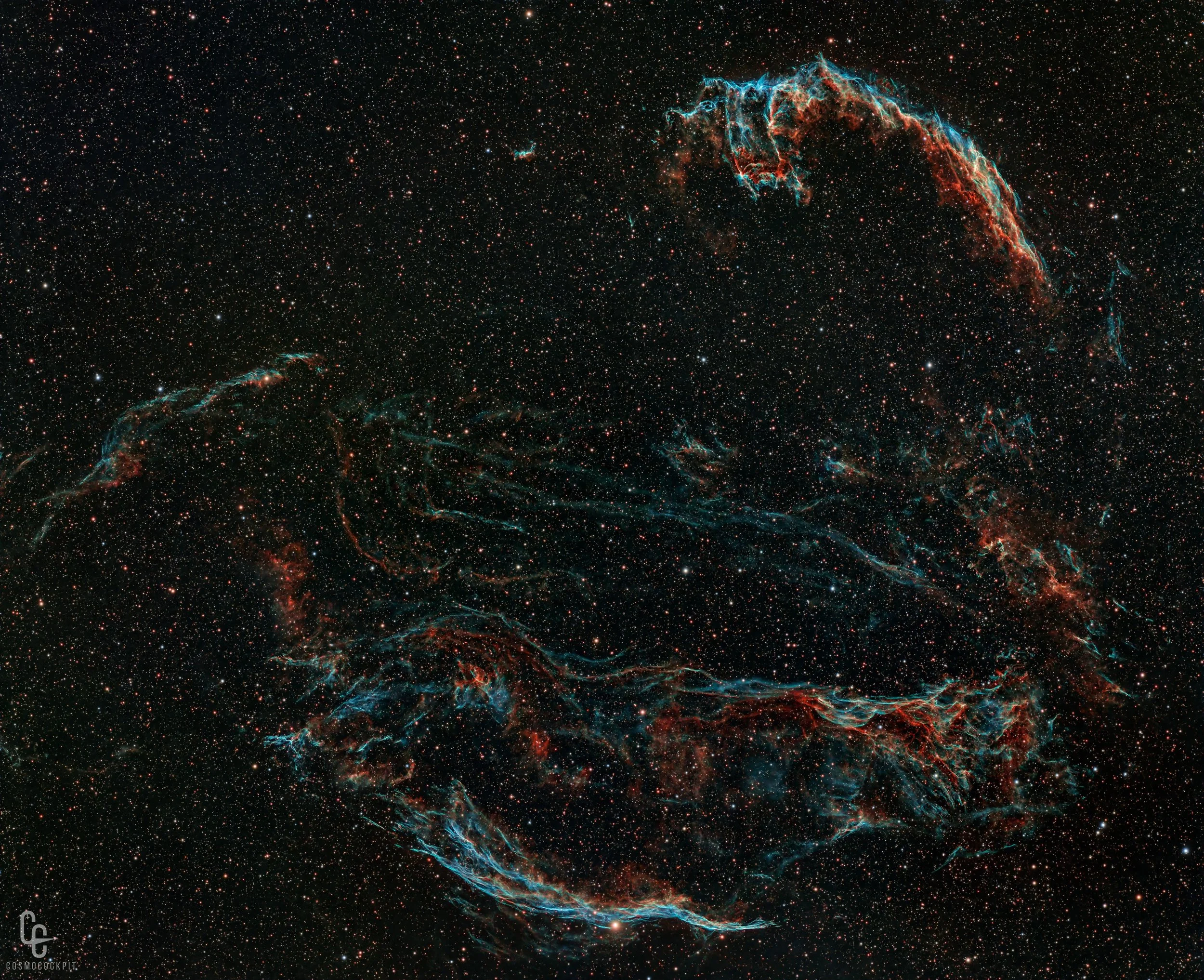 Veil Nebula — The Shattered Echo of a Dying Star