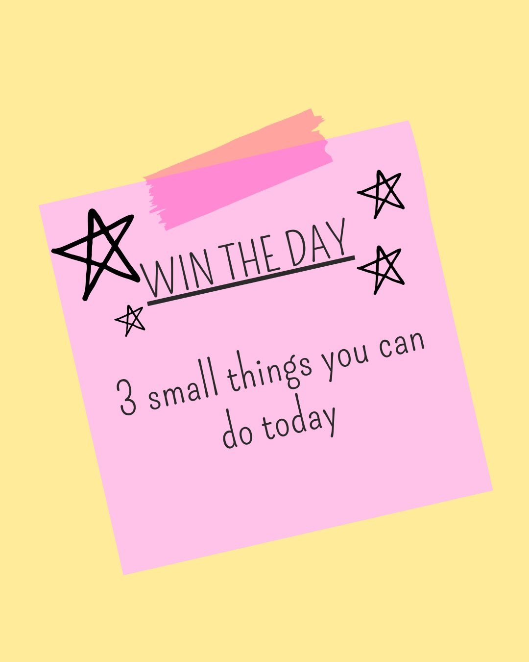 3 Small Habits to WIN THE DAY 💪✨

You don&rsquo;t need a complete lifestyle overhaul. Start with 3 small things you can do today:

🚶&zwj;♀️ 1. TAKE A WALK
Aim for movement every day. The American Heart Association recommends at least 150 minutes of