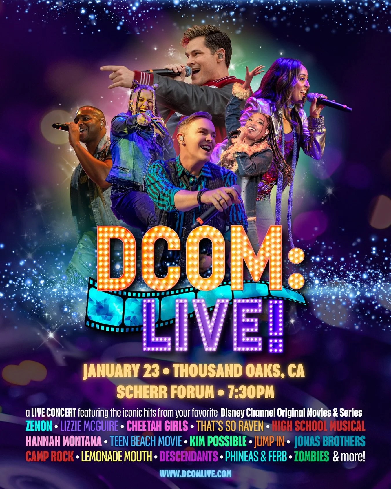 ‼️THOUSAND OAKS‼️ We&rsquo;re headed your way in January!! 

Get Ready for &lsquo;A Night to Remember&rsquo; with DCOM: Live!
Step into the musical world of Disney Channel with DCOM: Live! - the ultimate Disney Channel Original Movie tribute concert!