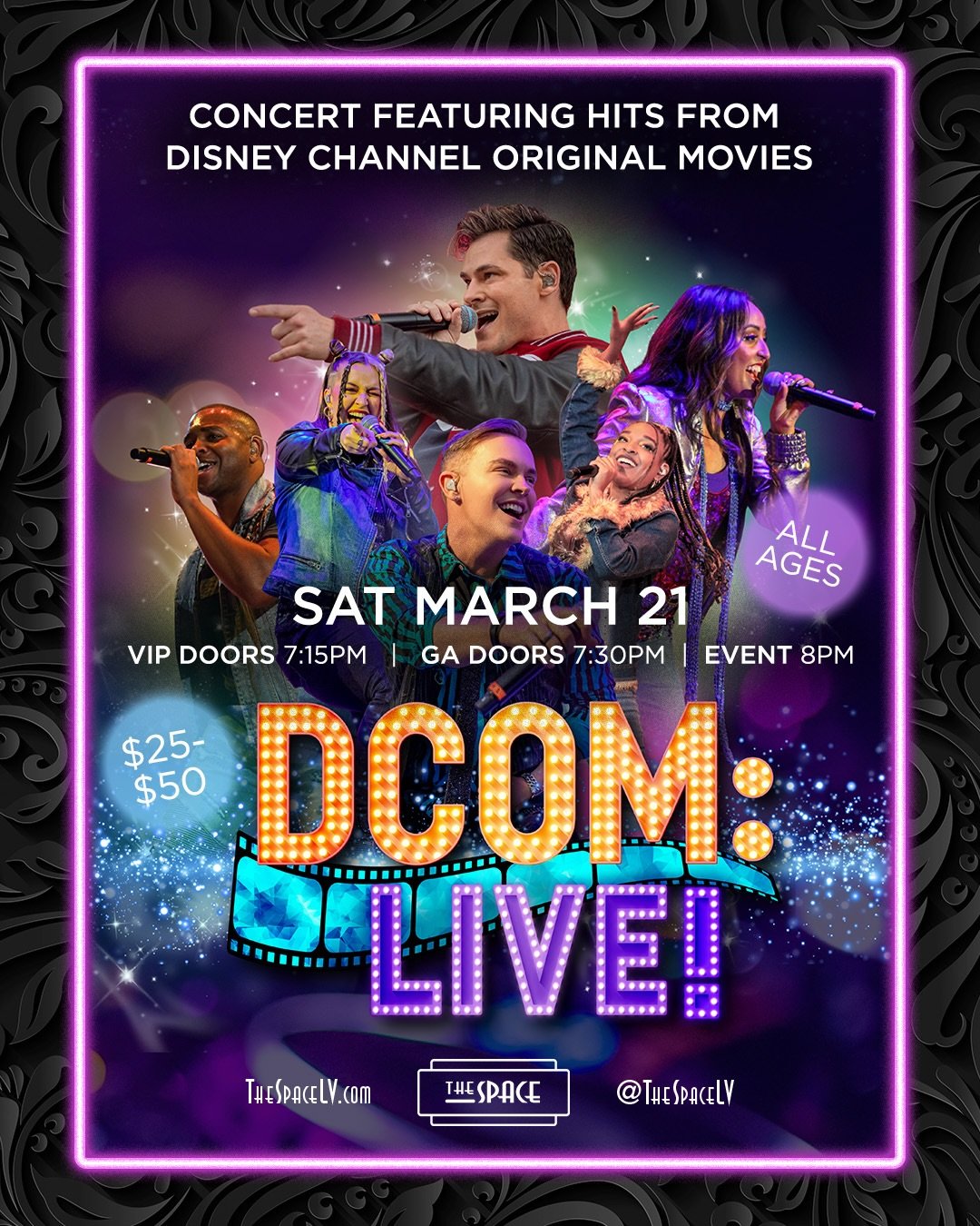 LAS VEGAS, see you tomorrow night!! If you&rsquo;re a Disney Channel fan and looking for the perfect show to heal your inner child and party like a Disney Channel rockstar, we need you at DCOM: Live! Come sing and dance along to the music that raised