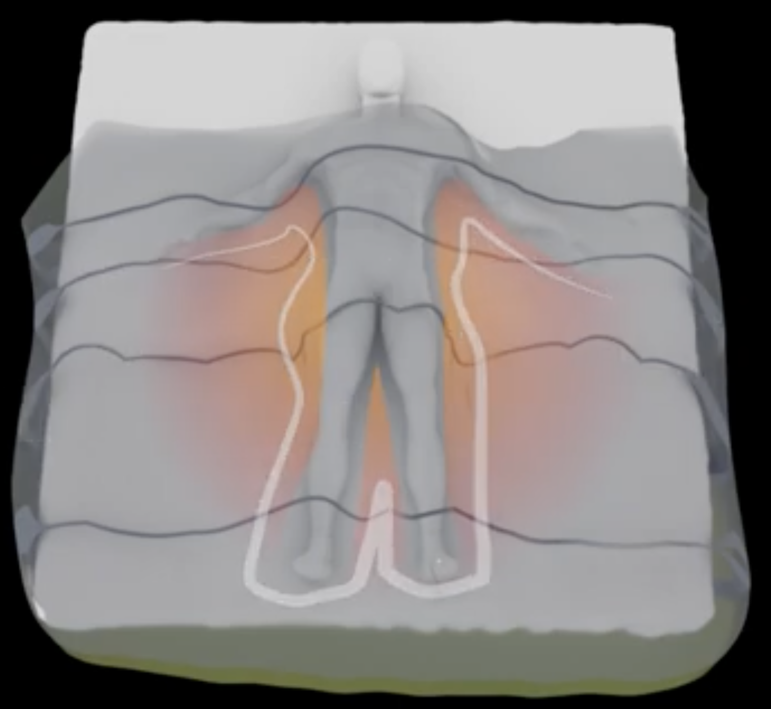 Diagram illustrating how Thermonest maintains heat during use